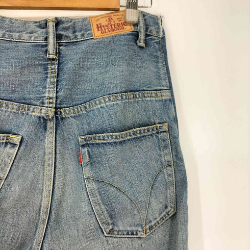 ヒステリックグラマー HYSTERIC GLAMOUR RESIZE加工 ダメージ ストレート デニム レディース US:28-29