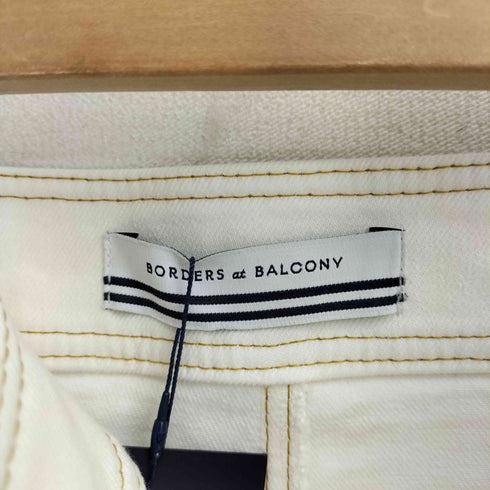 ボーダーズアットバルコニー borders at balcony ストレッチワイドデニムパンツ レディース JPN:38