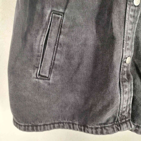エイチアンドエム H&M ブラックデニムジャケット レディース L