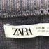ザラ ZARA Washed Textured Stitch Polo Shirt メンズ import:M