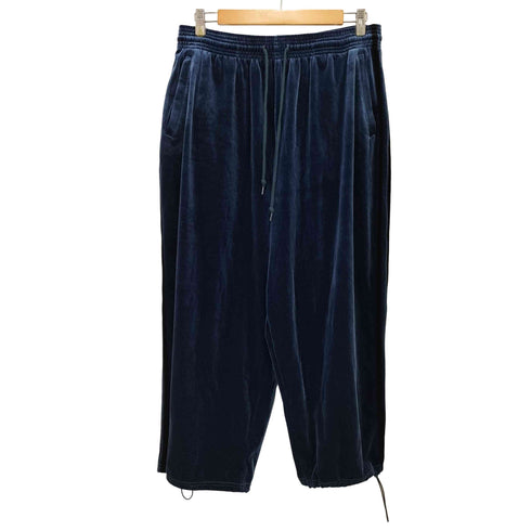 ハルハム HALHAM ベロア イージーワイドパンツ メンズ JPN:M