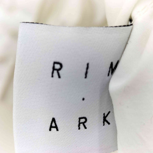 リムアーク RIM.ARK Volume sleeve SH バンドカラー ギャザー ラグランシャツ レディース FREE