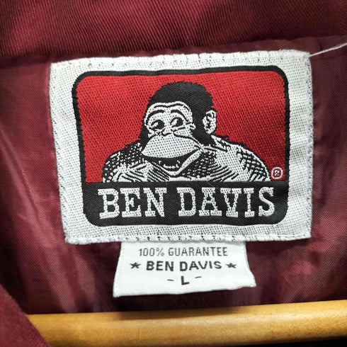 ベンデイビス BEN DAVIS ワッペン刺繍 コーチジャケット メンズ import:L