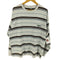 California General Store オーガニックコットン ボーダー ロングスリーブ Tシャツ メンズ L