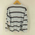 California General Store オーガニックコットン ボーダー ロングスリーブ Tシャツ メンズ L