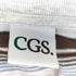 California General Store オーガニックコットン ボーダー ロングスリーブ Tシャツ メンズ L