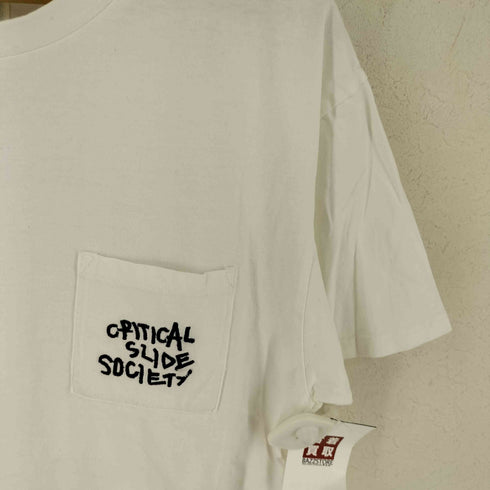 クリティカルスライド critical slide プリントクルーネックS/S ポケットTシャツ メンズ JPN:L