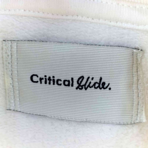 クリティカルスライド critical slide ブランドロゴオリジナル バックプリントプルオーバーパーカー メンズ JPN:M