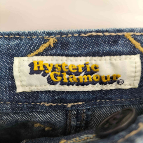 ヒステリックグラマー HYSTERIC GLAMOUR ドローコード バックスリット デニム ロングスカート レディース FREE