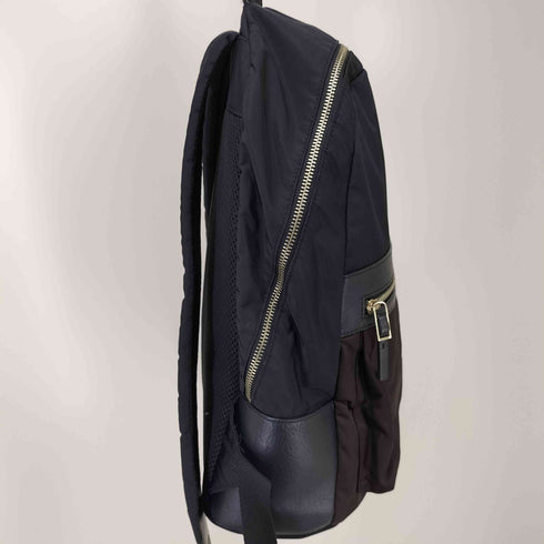 ポールスミス Paul Smith ロゴ刻印 レザー切替 ナイロンバックパック メンズ