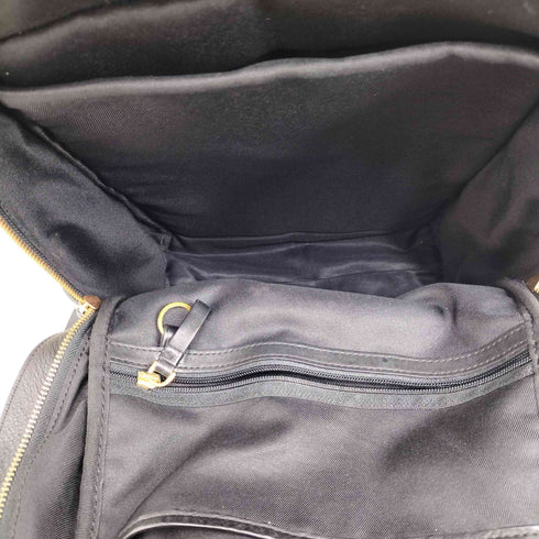 FETIA ライロアシリーズ ロゴ刻印 レザー バックパック メンズ
