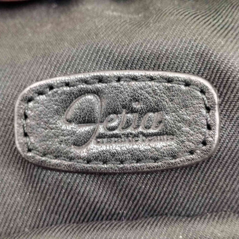 FETIA ライロアシリーズ ロゴ刻印 レザー バックパック メンズ