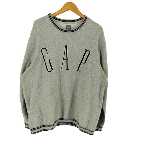 ギャップ Gap LOGO EMBROIDERY CREW ロゴ スウェット メンズ L