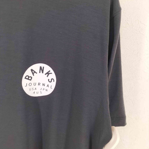 バンクスジャーナル BANKS JOURNAL プリントクルーネックS/S Tシャツ メンズ JPN:L