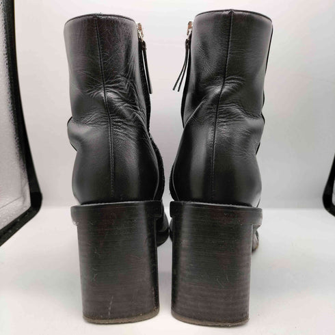 アクネストゥディオズ ACNE STUDIOS LEATHER ZIP HEEL BOOTS レディース EUR:37
