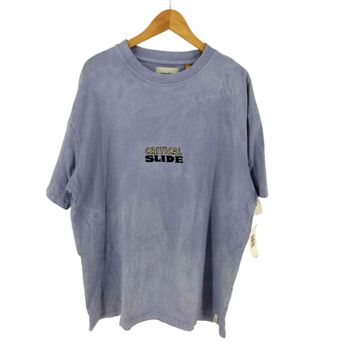 クリティカルスライド critical slide ロゴ刺繍 クルーネックS/S Tシャツ メンズ JPN:XL