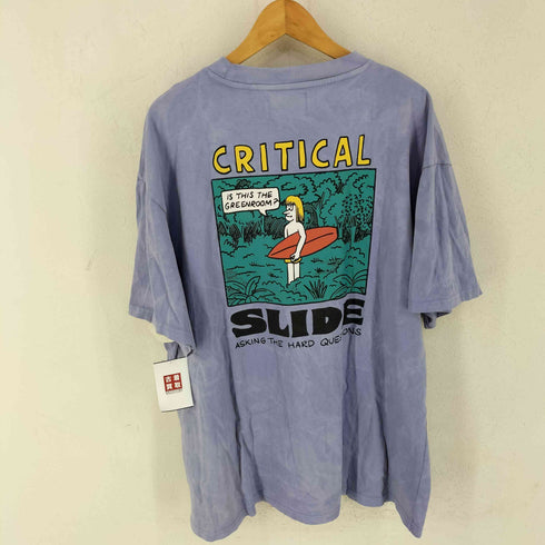 クリティカルスライド critical slide ロゴ刺繍 クルーネックS/S Tシャツ メンズ JPN:XL