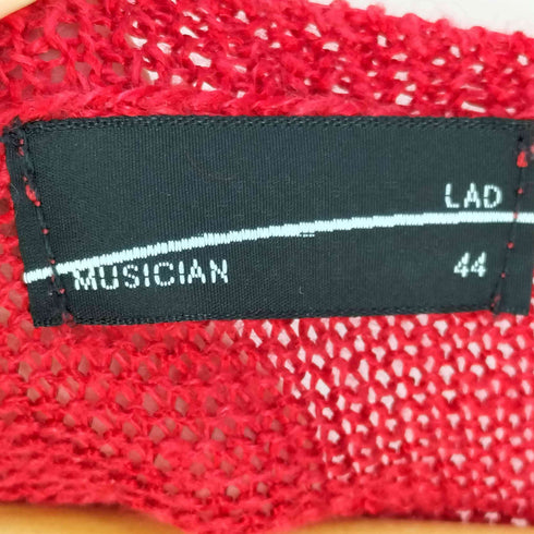 ラッドミュージシャン LAD MUSICIAN ツートン リネン レーヨン Vネック ニット メンズ JPN:44