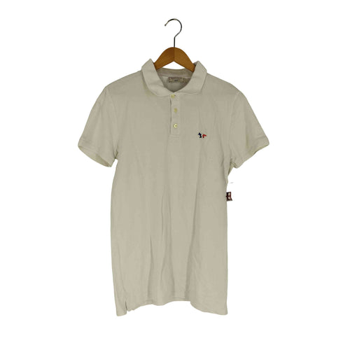 メゾンキツネ MAISON KITSUNE ワッペン 鹿の子ポロシャツ メンズ import:S
