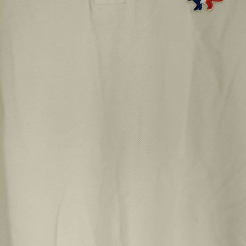 メゾンキツネ MAISON KITSUNE ワッペン 鹿の子ポロシャツ メンズ import:S