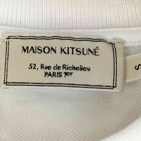 メゾンキツネ MAISON KITSUNE ワッペン 鹿の子ポロシャツ メンズ import:S