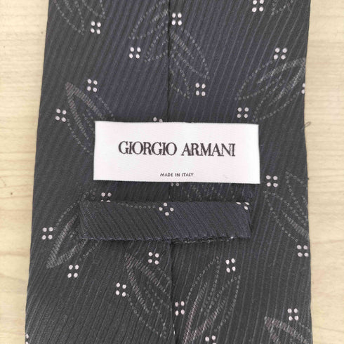 ジョルジオアルマーニ Giorgio Armani 総柄シルクネクタイ メンズ