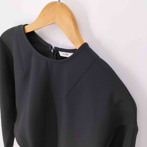 クラネ CLANE 22AW ASYMMETRY ARCH CUT TOPS アシンメトリー アーチ カット トップ レディース JPN:2