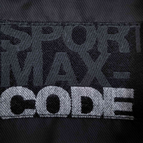 スポーツマックスコード SPORTMAX CODE ニット切替 レザーファイヤーマンコート レディース J36
