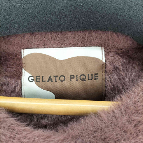 ジェラートピケ gelato pique ネコモコカーディガン レディース FREE