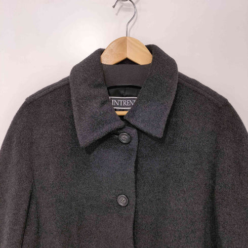 マックスマーラ MAX MARA INTREND イタリア製 ウール ステンカラーコート レディース JPN:40