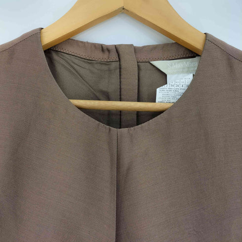 エスマックスマーラ S Max Mara ステッチデザイン ノースリーブ チュニック レディース J36