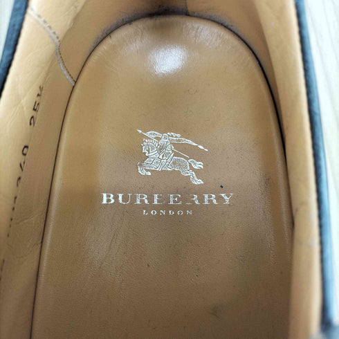 バーバリーロンドン BURBERRY LONDON レザーローカットスニーカー メンズ 25 1/2