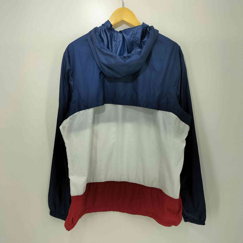 エディーバウアー Eddie Bauer トリコロール アノラックパーカー プルオーバージャケット メンズ import:L