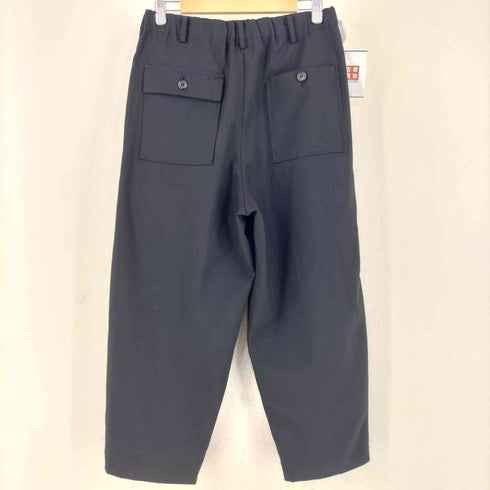ワイズフォーメン Ys for men ポリエステルウールギャバジン 2タックイージーワイドパンツ メンズ