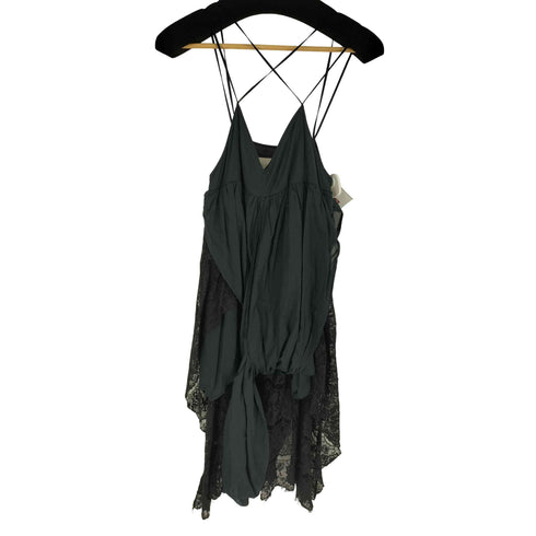The Dress & Co レース ドッキング 変形 キャミワンピース レディース