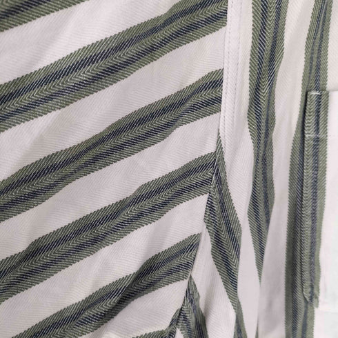 ドッカーズ DOCKERS インド製 ストライプ レギュラーカラーシャツ メンズ import:XXL