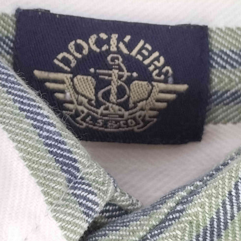 ドッカーズ DOCKERS インド製 ストライプ レギュラーカラーシャツ メンズ import:XXL