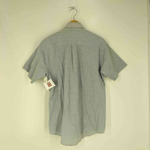 ブルックスブラザーズ BROOKS BROTHERS ALL COTTON シアサッカー ストライプ BD S/S シャツ メンズ import:S