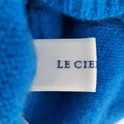ルシェルブルー LE CIEL BLEU タートルネック ニット ウール カシミヤ混 長袖 セーター レディース JPN:36
