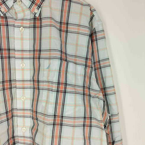ノーティカ NAUTICA WRINKLE RESISTANT チェック BD シャツ メンズ import:XL