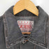 ゲス GUESS 4TH ブラック デニムトラッカージャケット メンズ import:XXL