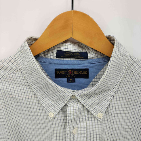 トミーヒルフィガーゴルフ TOMMY HILFIGER GOLF 00S グラフチェック ボタンダウン L/S シャツ メンズ import:XL