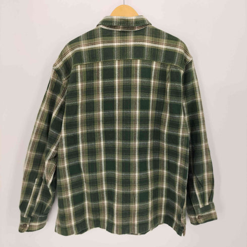 セントジョンズベイ STJOHNS BAY 90-2000S 茶タグ チェック ヘビー フランネル L/S シャツ メンズ import:XL