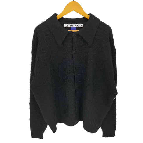 シテン CITEN 24AW シャギー ニット ポロ カーディガン メンズ JPN:L