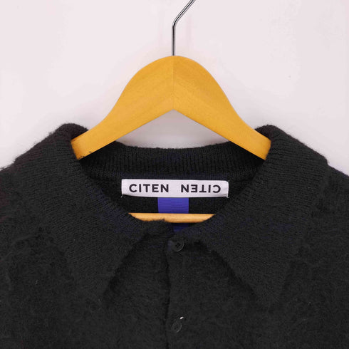 シテン CITEN 24AW シャギー ニット ポロ カーディガン メンズ JPN:L