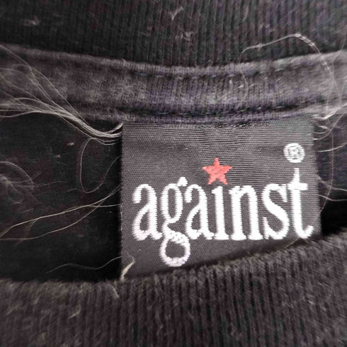 against アームプリント バンド L/S Tシャツ メンズ import:L