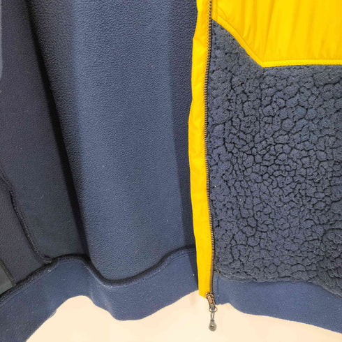 Kathmandu バイカラー 切替 ジップアップ ボア フリース ジャケット メンズ 2XL