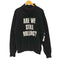ヒステリックグラマー HYSTERIC GLAMOUR Are We Rolling? Knit Sweater プリント ハイネック ニット セーター メンズ JPN:M