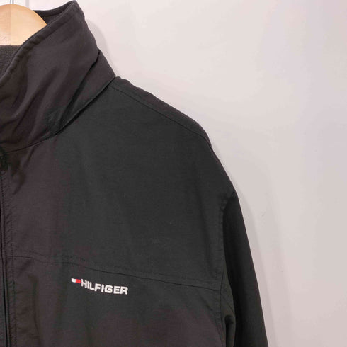 トミーヒルフィガー TOMMY HILFIGER ナイロン ロゴ刺繍 セーリング ジャケット メンズ import:XL