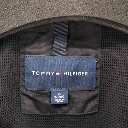 トミーヒルフィガー TOMMY HILFIGER ナイロン ロゴ刺繍 セーリング ジャケット メンズ import:XL